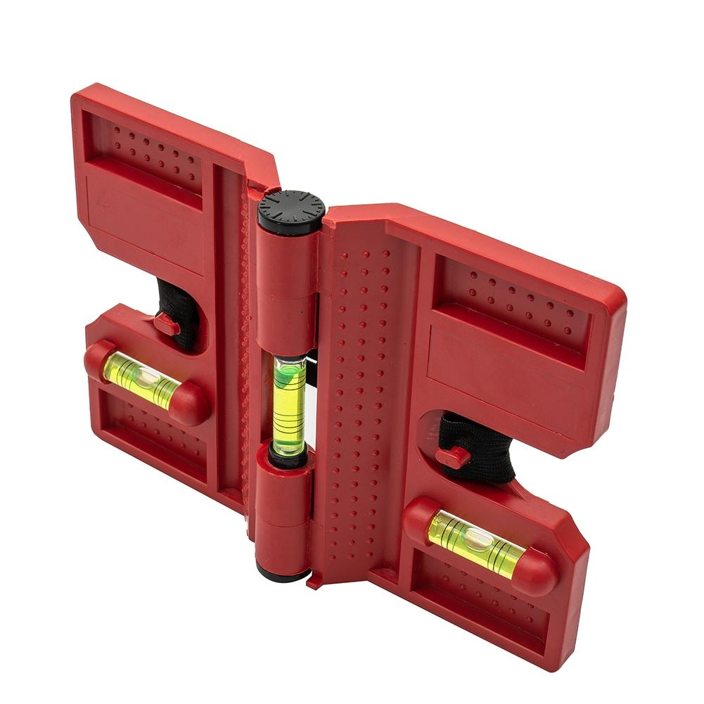 Горизонтальный заборный уровень измерительный столб магнитный красный вертикальный