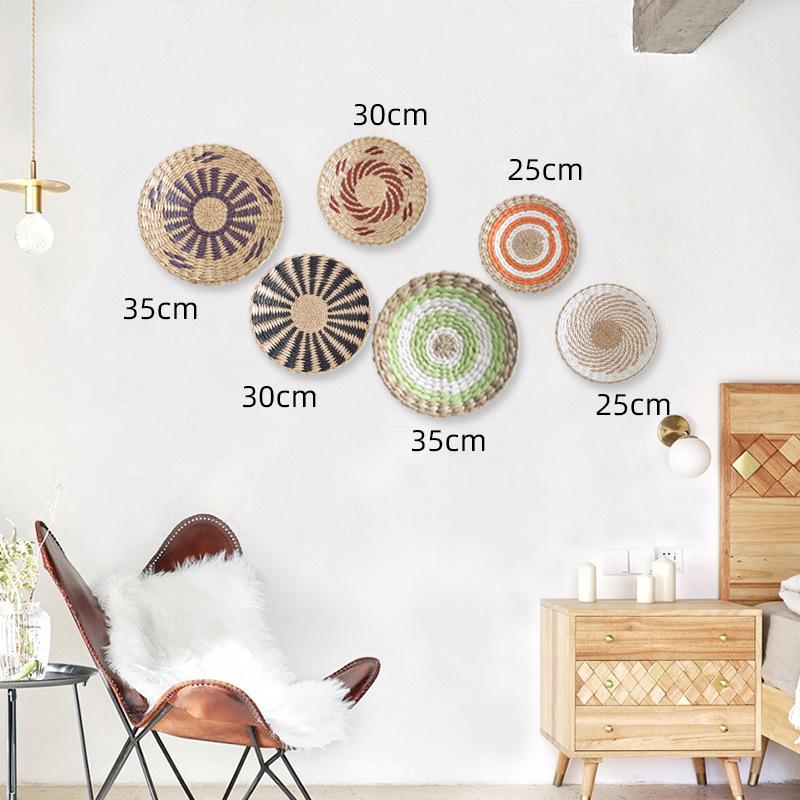 Марокканский декор ручной работы из соломы для подвешивания на стену