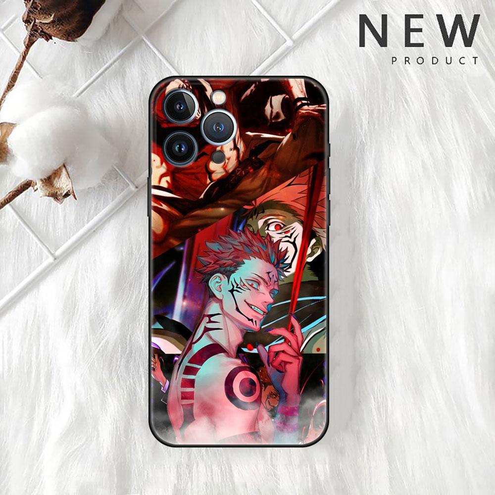 Чехол Anime Jujutsu Kaisen для Apple iPhone 14 Pro Max 13 11 12 Mini SE 7 8 Plus X XS 6 6S силиконовый чехол для телефона мягкий TPU Funda