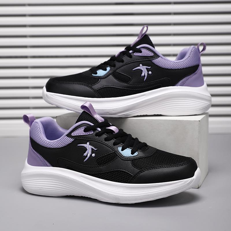 Brand Women's Shoes Light Running Shoes 2025 Spring New Breathable Running Shoes Children's Soft Elastic Shock-absorbing Sports Shoes Women