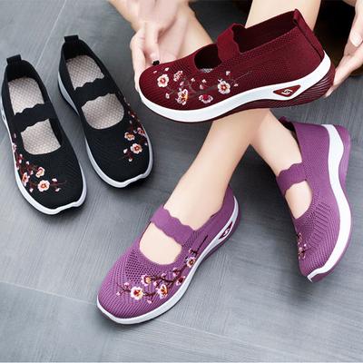 Женская повседневная обувь для ходьбы, дышащие нескользящие кроссовки с мягкой подошвой, легкая сетчатая спортивная обувь для женщин