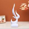 Simple and Modern Creative Flame Bird Craft Decoration Gift for Office Living Room Resin Ornaments Home Decor