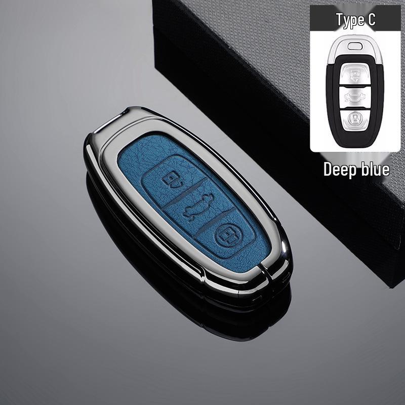 Чехол для ключа FAW Hongqi H7 Ehs3 Eqm5: Премиальный металлический корпус Автоаксессуар для мужчин и женщин
