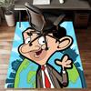 1pc Mr Bean2 Design Printed Area Rug Carpet for Bedroom Living Room Home Decor Rugs Mat Non Slip Mat Rug for Bedside