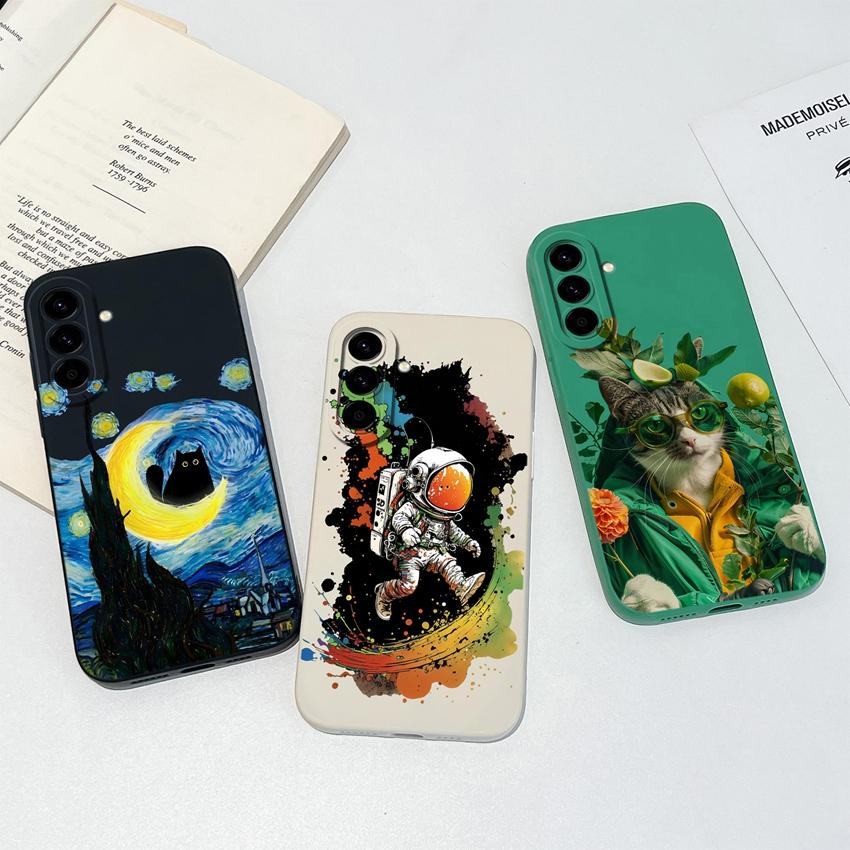 Чехол для телефона Samsung Galaxy A57 A37 A27 5G Веселые Дизайны Полное Покрытие Бампер для Samsung A 27 Мягкий Гладкий Корпус