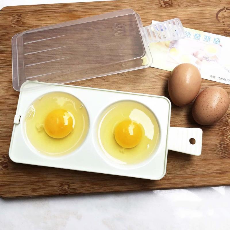 1Pc Egg Steamer Egg Fryer Egg Cooker Soft Hearted Egg Mold Boiled Poached Eggs And Steamed Egg Bowl Shuibo Egg Microwave 2