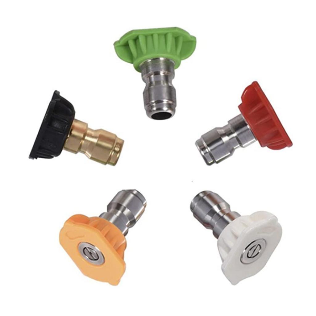 High Pressure Washer Quick Connect 5 Nozzles Quick Connector for Plastic Connector