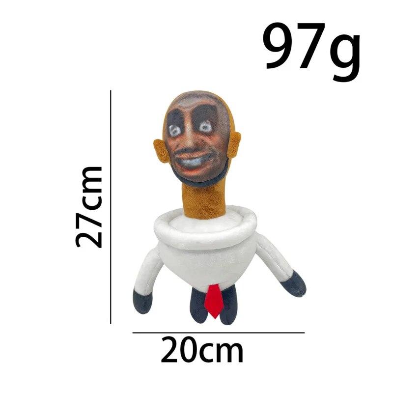 1/6/12 шт. Skibidi туалет плюшевая игрушка Титан ТВ человек босс туалет мультяшные куклы мягкая кукла Рождественский подарок на день рождения для детей