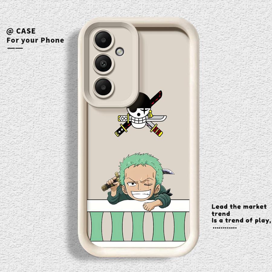 Чехол для телефона Ones P-Pieces Luffy Zoro для Samsung Galaxy A26 A32 A23 A71 A72 A15 A16 A56 A35 A36 A51 A73 A34 A12 A13 A53 A54