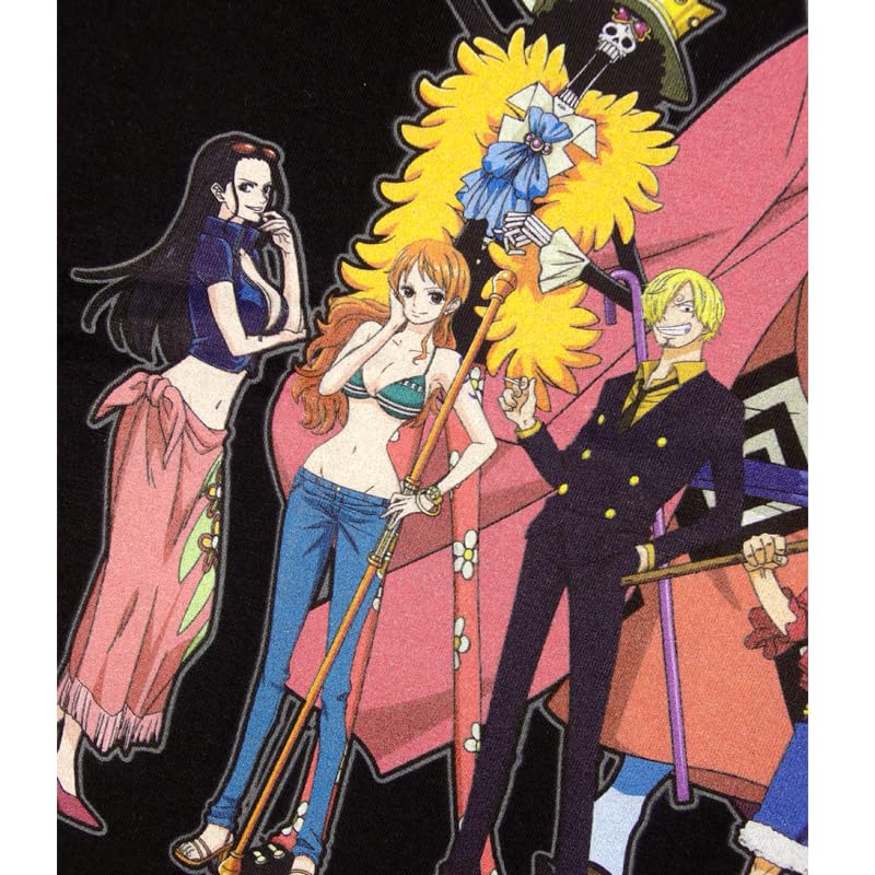 EVERSOUL ONE PIECE Short Straw Hat Character Anime Movie Size M T-Shirt, Sleeve, Pirates, Luffy, Chopper, Zoro, Sanji, Nami, Merchandise, Tee, Men's,