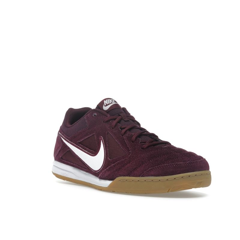 Nike Gato HQ6020-600 Men's Bordeaux White Gum Light Brown Indoor Soccer Casual Shoes