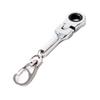 Tuning Keychains Car Auto Tuning Parts 10mm Ratchet Wrench Keychain Keyring Key Ring