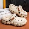 Fashion Fashion Men Winter Slippers Warm Fur Garden Shoes Couples Winter Warm House Slippers Indoor Outdoor Mules
