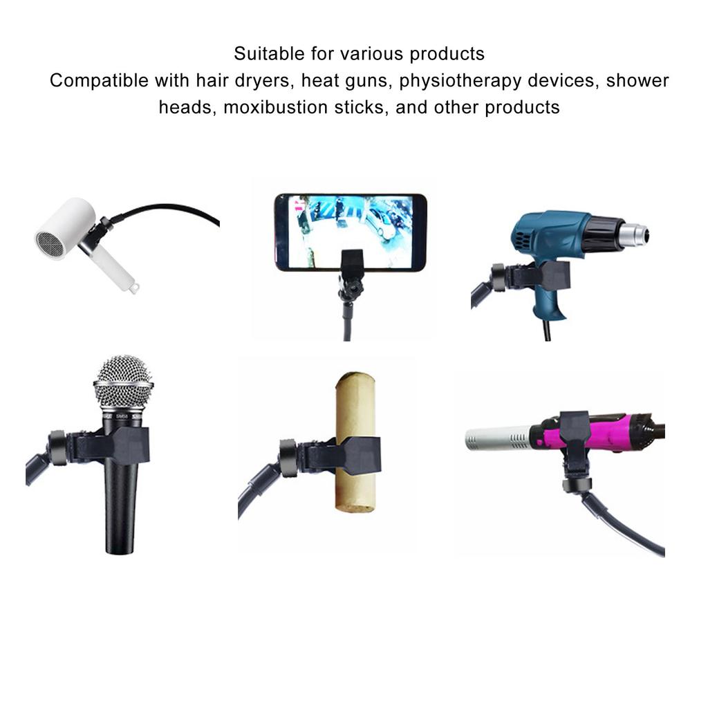 Держатель для фена 160 см, вращение на 360 градусов, стойка для фена, регулируемая высота, напольная стойка для фена из нержавеющей стали для дома