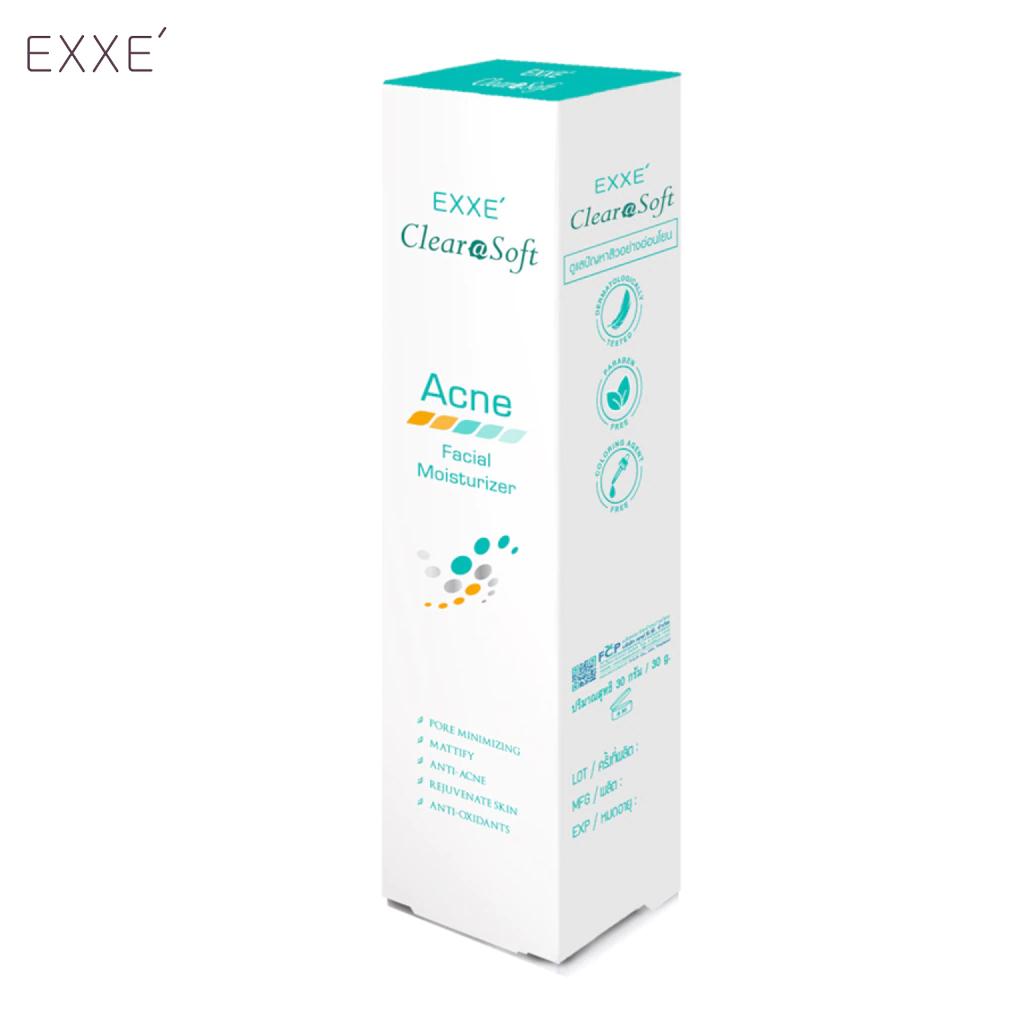 EXXE' Clearasoft Увлажняющее средство для лица от прыщей 30 г.  - Уход за кожей