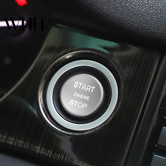 Car Supplies Start Stop Engine Push Button Sticker Accessories Self Customizable Ring Adhesive Easy to Install Decorative Decal
