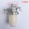 Fuel Filter 129612-55620 129100-55621 Fuel Water Separation Assembly 4/5 Tubes For Yanmar PC30/35 40/45 50/55