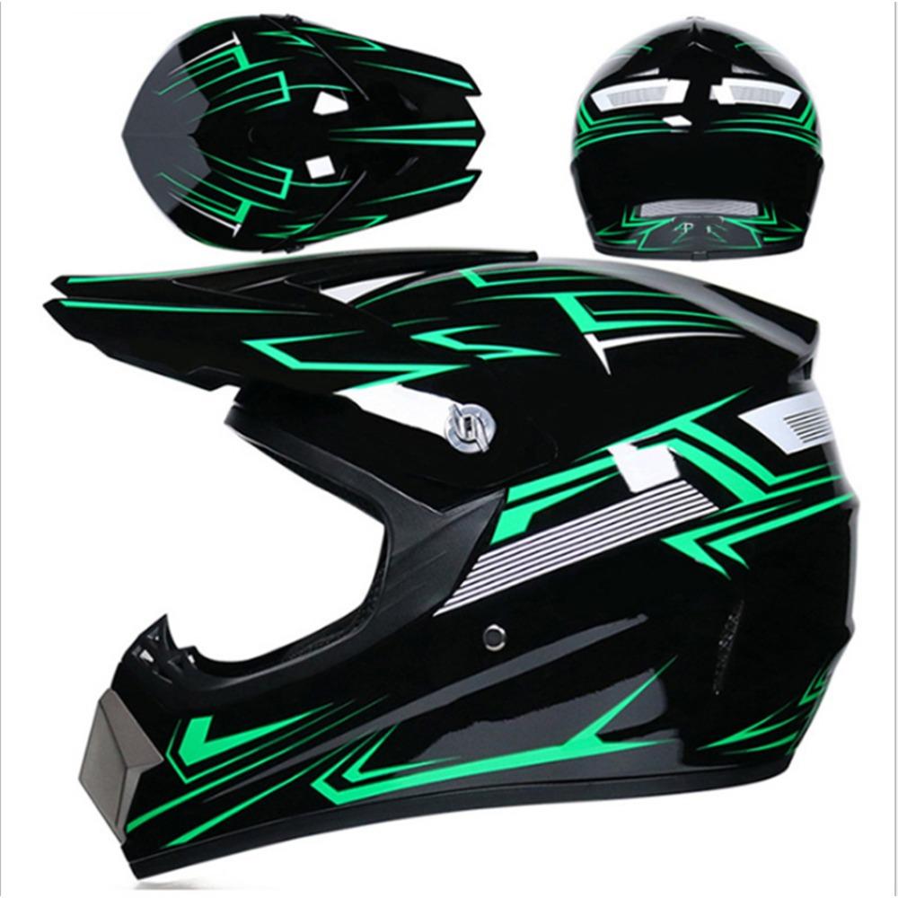 4 Pcs DOT Approved Motocross Helmet ABS MTB Helmet Comfortable Off Road Helmet Unisex