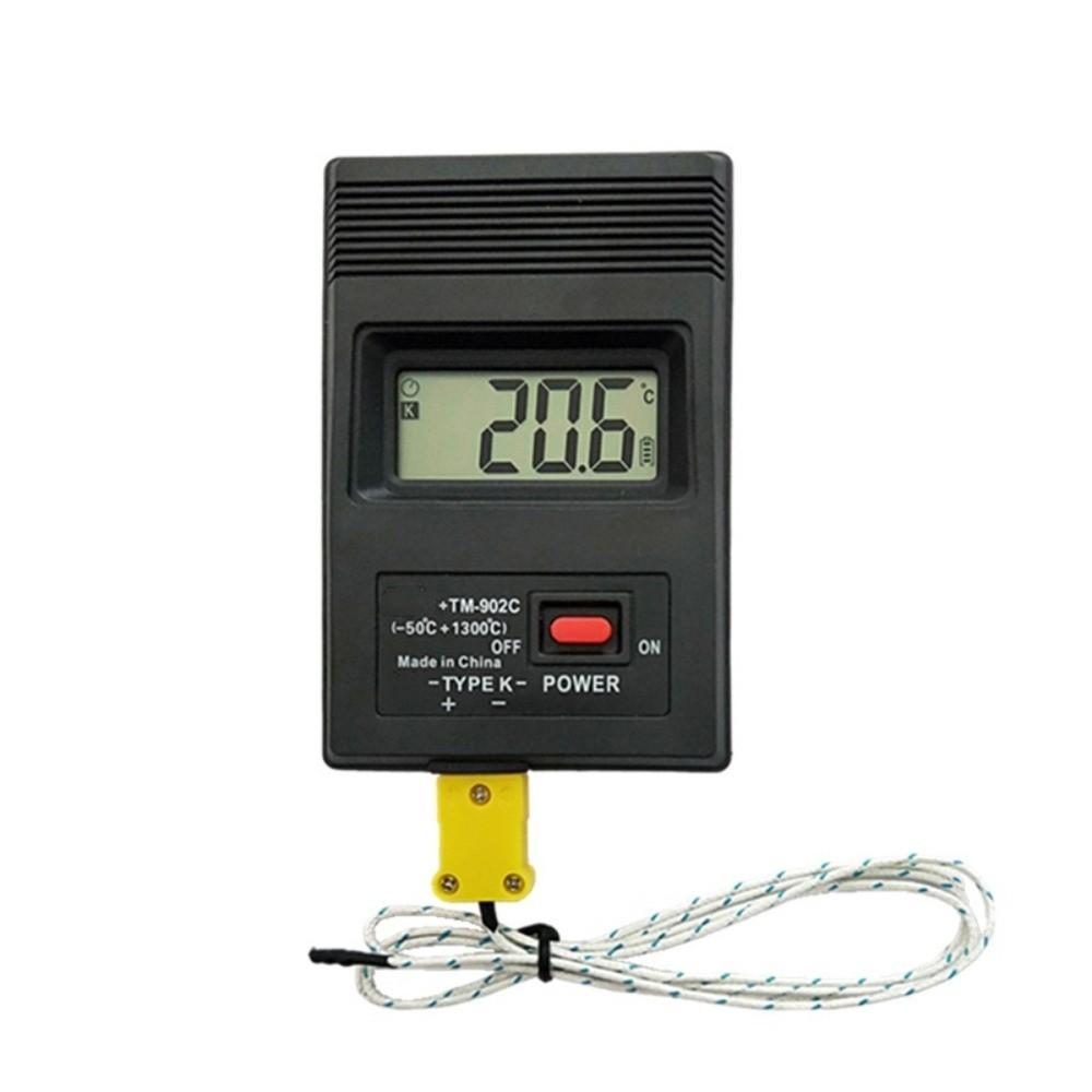 Black TM-902C Thermometer LCD Display K Type Sensor Digital Thermometer Digital Type Thermocouple Probe