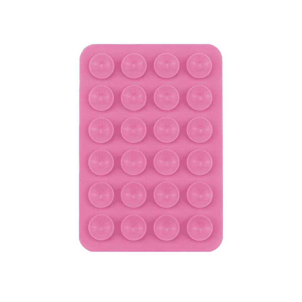 Черная силиконовая противоскользящая подставка для телефона: 24 Портативные, Минималистичные Наклейки на Присосках