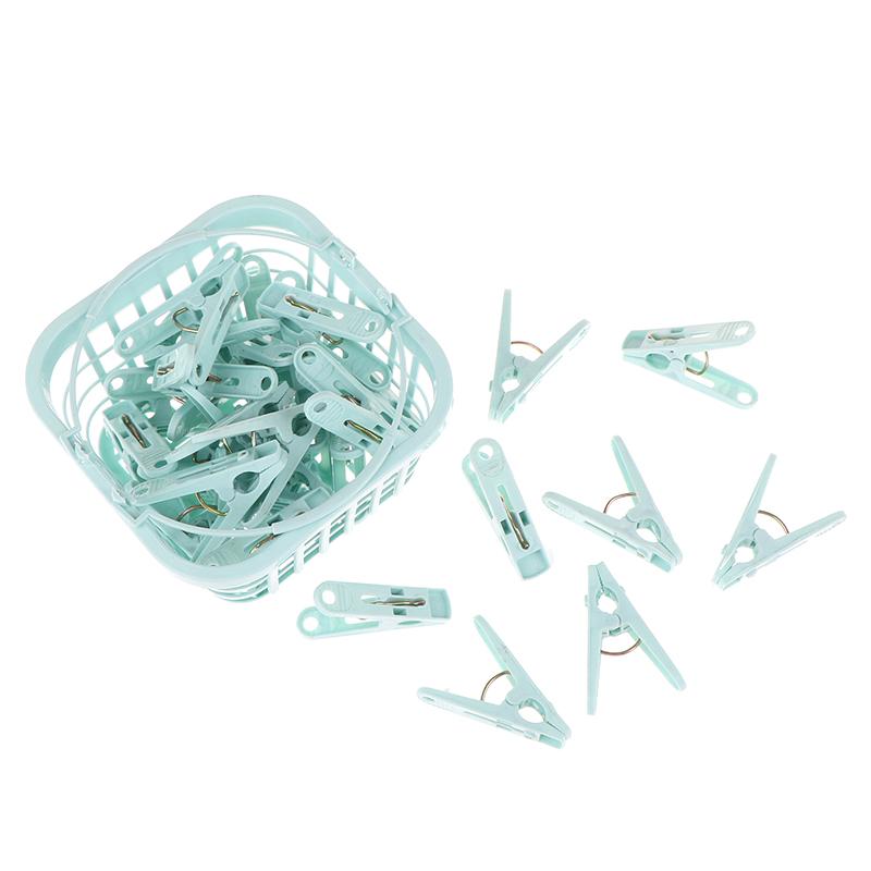 30 шт. Пластиковые прищепки для белья, прищепки для сушки одежды, ветрозащитные зажимы для одежды, маленькие прищепки с корзиной