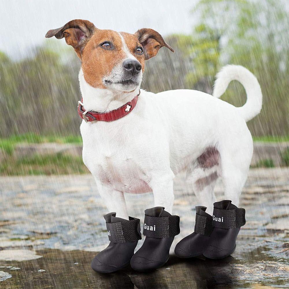 For Small Medium Large Dogs Foot Cover Cat Puppy Dog Rain Shoe Rubber Boot Pet Supplies Pet Shoe