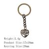 Birthday Gifts Men Keychain Tree Of Life Key Ring Biz Woman Chains