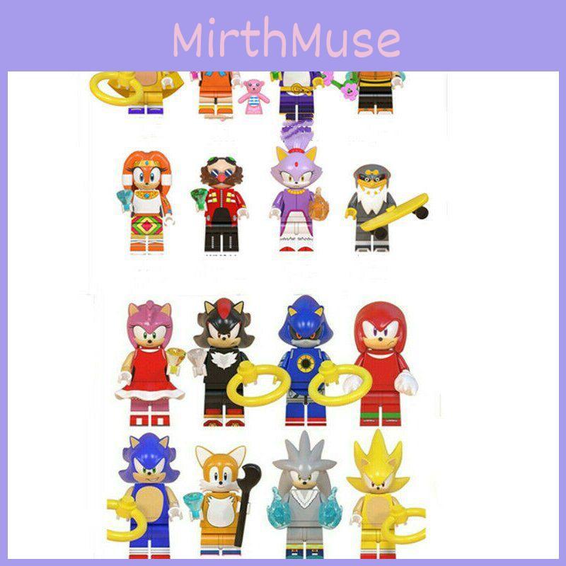 Игрушки Конструкторы Соник Для Детей Миниатюрные Фигурки Для Поклонников Аниме