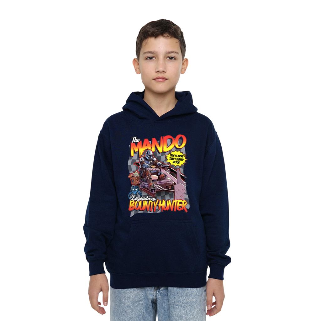 Star Wars The Mandalorian Childrens/Kids Bounty Hunter Speed Bike Hoodie