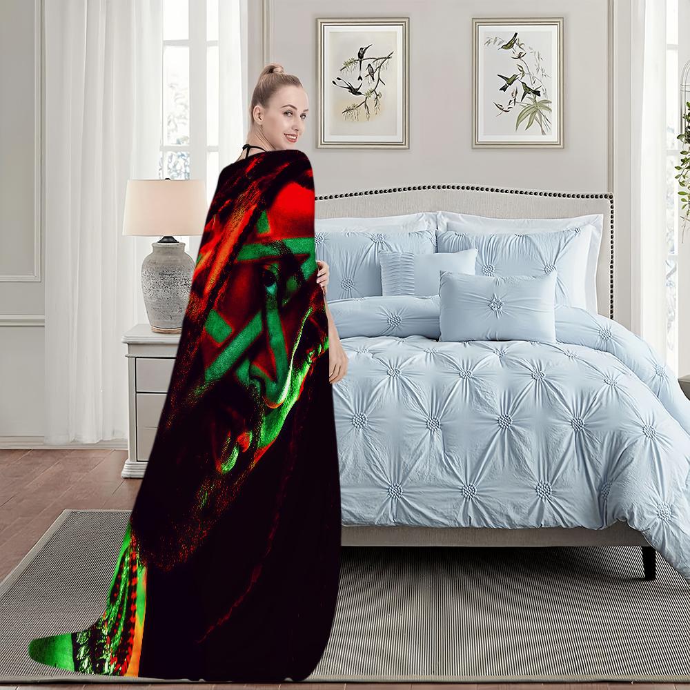 Rapper F FrenchS M MontanaS Mac Cheese 5 Blanket For Soft Throw Blanket for Picnic Bed Sofa Home Bedroom Cozy Warm Comfortable