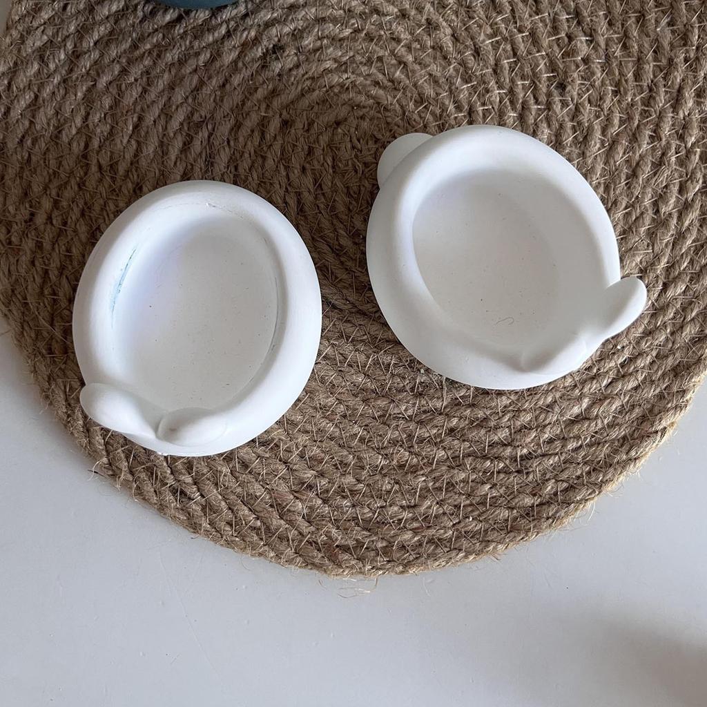 Пасхальные кролики Подсвечник Силиконовая форма Форма в виде кролика Подставка для яиц Чаша для хранения Форма для изготовления поделок своими руками Украшения для вечеринки