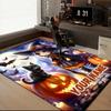 1PC Custom Name Halloween Magic Night Theme Floor Mat Ideal for Living Room, Game Rooms, Office, Bedroom, Office Floor Mat , Floor Mats for Home