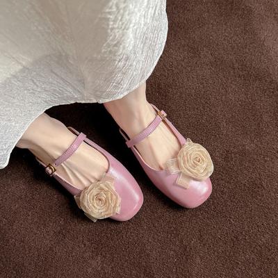 Баотоу полутапочки женские носят универсальные ленивые туфли на плоской подошве прохладные тапочки весна и лето новые женские туфли Мюли на мягкой подошве с мелким вырезом