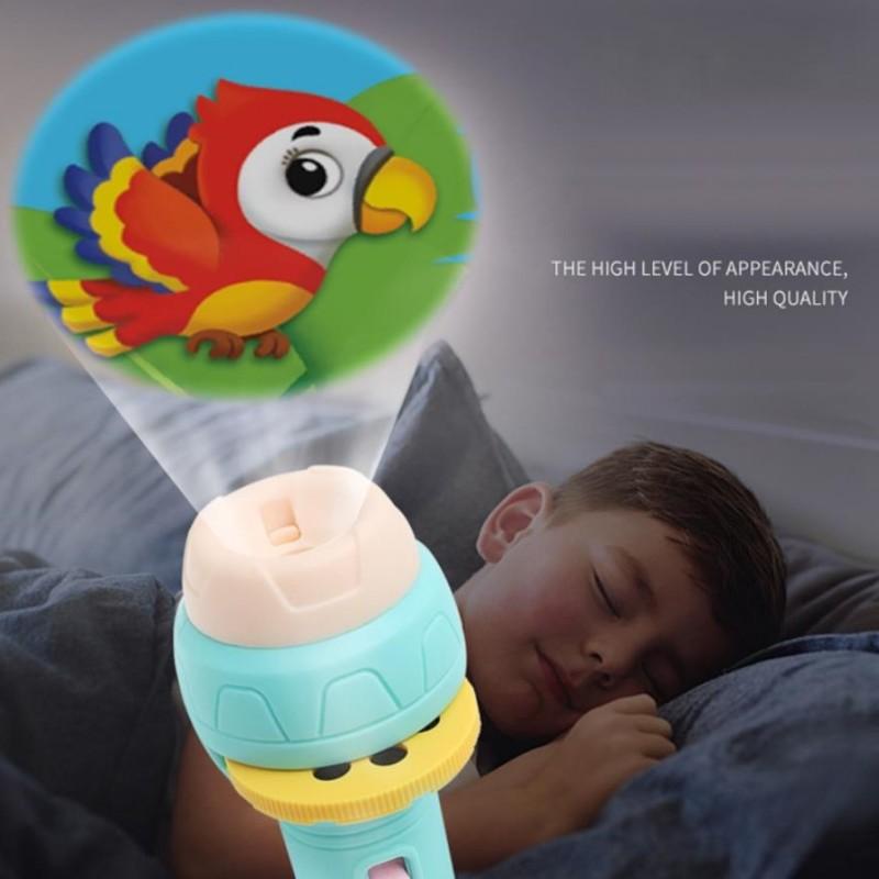 Braided Beads 24/56 imagens Projection Toy Flashlight Toys Colour Early education Souptoys Cartoon Children's gift  spacer beads