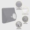 Memory Foam Lumbar Support Pillow For Car - Lower Back Support Cushion For Driving, Back Pain Relief For Car Seat, Office Chair, Wheelchair (Gray)