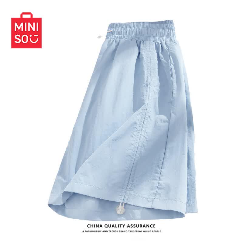 MINISO Женские быстросохнущие широкие шорты-карго