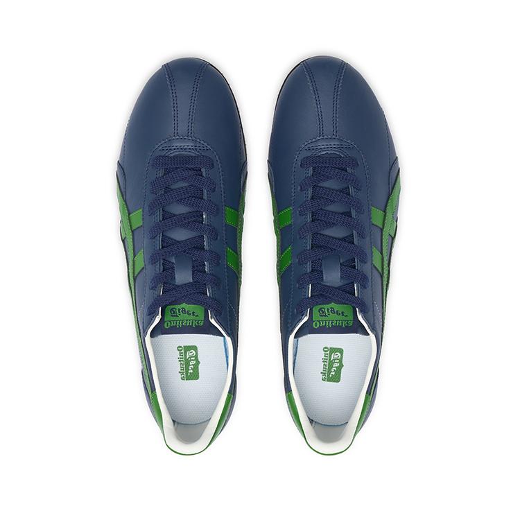 ONITSUKA TIGER Runspark Classic Retro Прочные Низкие Кроссовки для Повседневной Носки Унисекс Темно-синие 1183C442-401