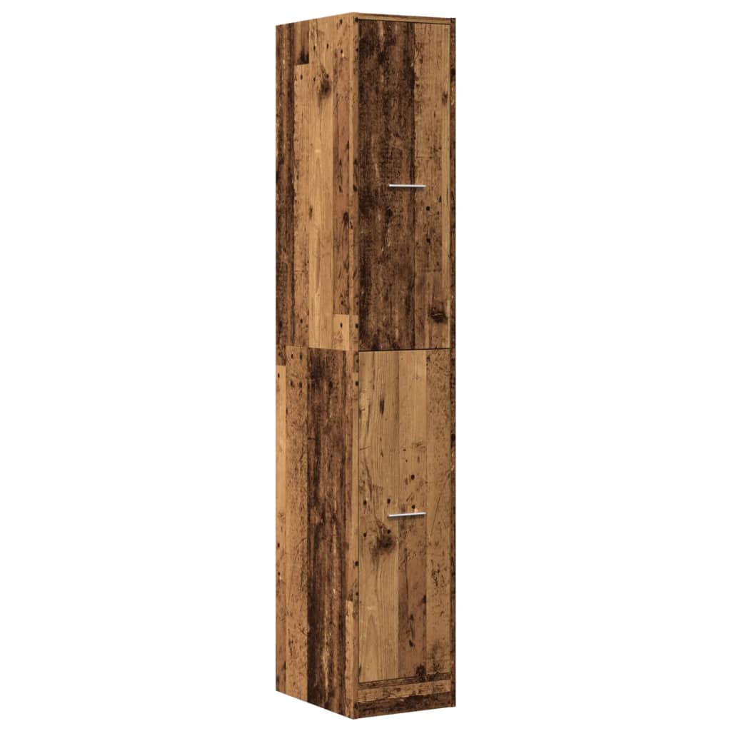 Vidaxl Szafka Apteczna, Stare Drewno, 30X41X174,5 Cm