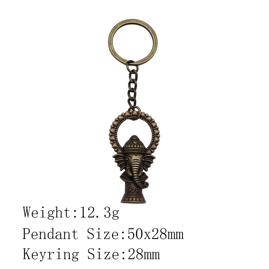 Wedding Anniversary Men Keychain Elephant Key Ring Women's Clothing Chains For Boys