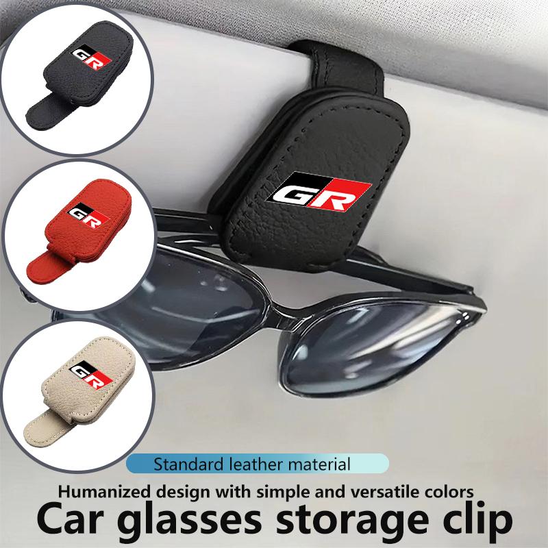 Multifunctional Car Sun Visor Glasses Holder Sunglasses Clip For S9 Crown Yaris Corolla Prius Auris CHR Avalon GR Camry JH9