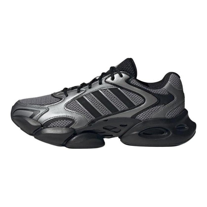 adidas MEGASTRIDE Кроссовки низкие повседневные для бега Унисекс Серые Черные JR6335