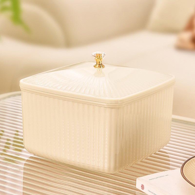 Блюдо для закусок с крышкой, большая емкость, прозрачное сервировочное блюдо, многоцелевой контейнер, пластиковая тарелка для печенья, орехов, сухофруктов, еды