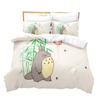 Miyazaki Hayao Spirited Away Bedding Set Quilt Totoro Studio Ghibli Duvet Cover Comforter Bedclothes Children Kid Boy Bed