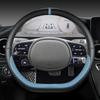 Для Hyundai ioniq 5 2016 2017 2018 2022 автомобильный чехол на руль D-образной формы из искусственной кожи, автомобильные аксессуары