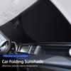 Автомобильная наклейка 2025 Горячая автомобильная солнцезащитная шторка на лобовое стекло Складной солнцезащитный козырек УФ-защита Для F26 E90 E70 E87 E36 I01 F25 F01 E60 F4