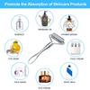 Premium Stainless Steel Facial Massage Roller Set - Deep Tissue Massage Tool for Face, Body, and SPA Care - Acupressure Massager