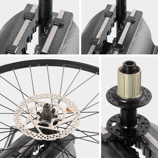 1 пара тисков для велосипедного верстака, приспособление для ремонта велосипедной ступицы, педали, подвески, вилки, цепи, оси колеса