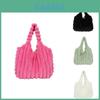 Stylish Large Capacity Plush Tote Bag Soft Urban Chic Fluffy Shoulder Bag