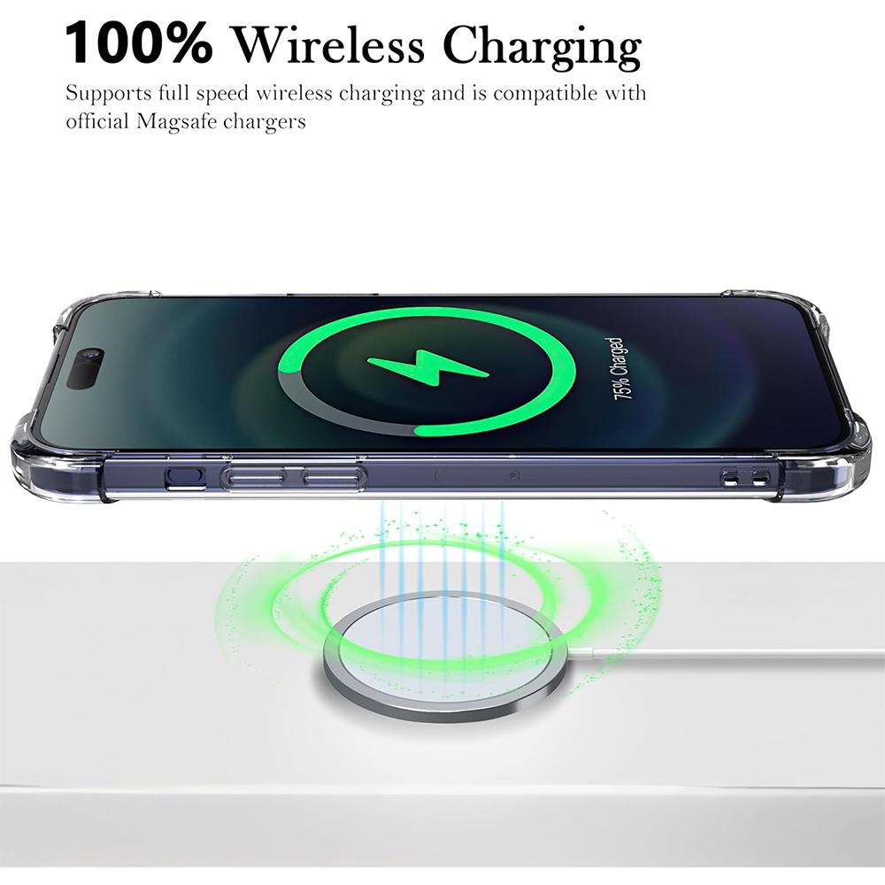 Противоударный чехол Airbags для iPhone 16E 16 E 15 Pro Max 14 Plus 13 Mini 12 11 X Xs Xr Se 2022 2020 7 8 6 6S 16Pro Crystal Clear Phone Cover Аксессуары