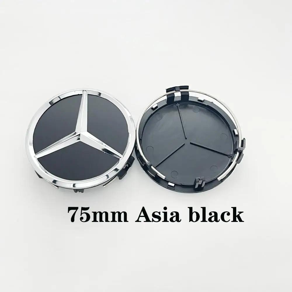 WZKGC1 For Mercedes Benz 1Pc 75mm Car Wheel Center Caps For Mercedes Benz W203 W204 W205 W212 W213 W222 W223 X253 W176 W177 C118 W166